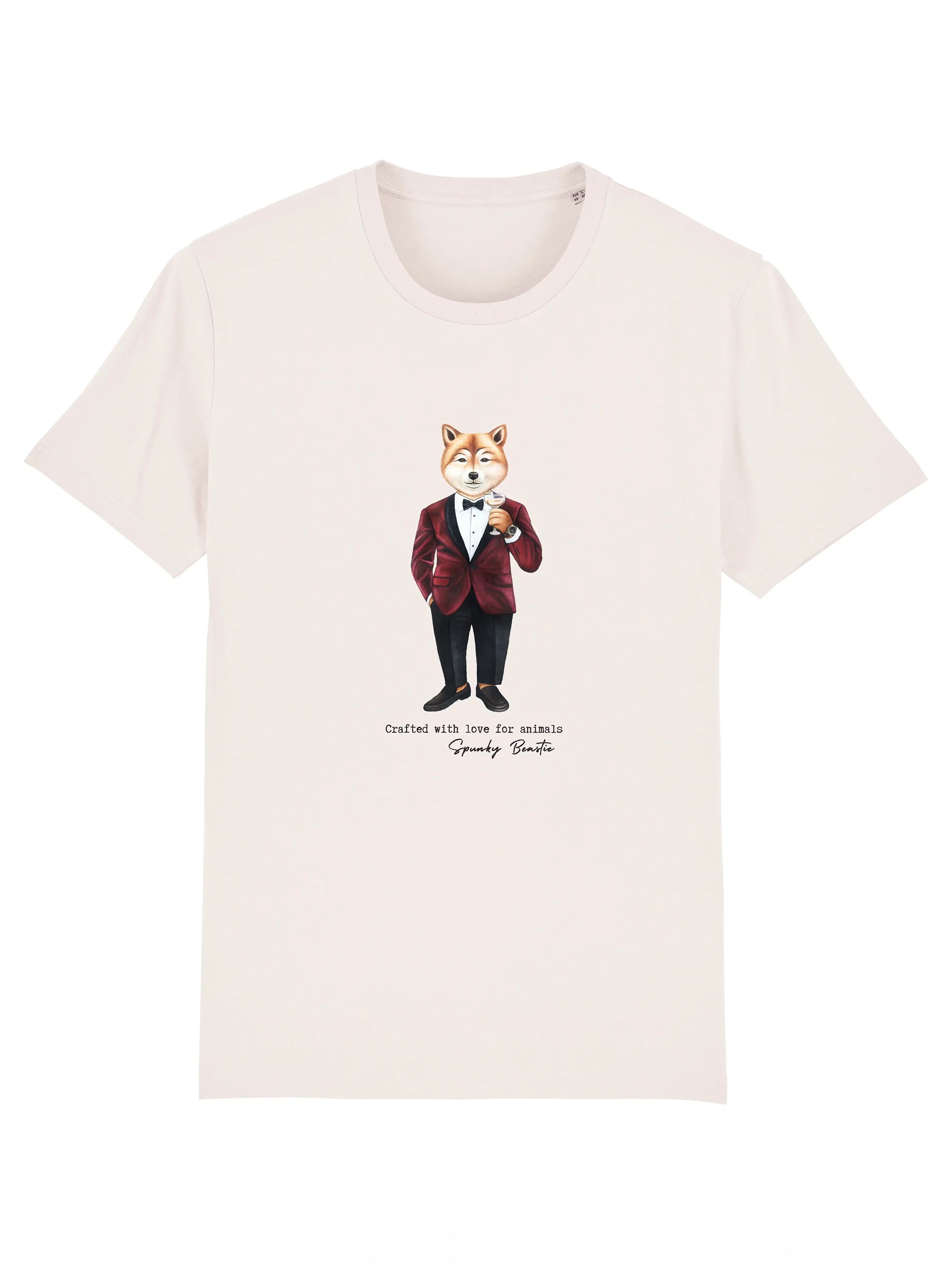 damska koszulka t-shirt z psem celebrity fashion bawełna organiczna