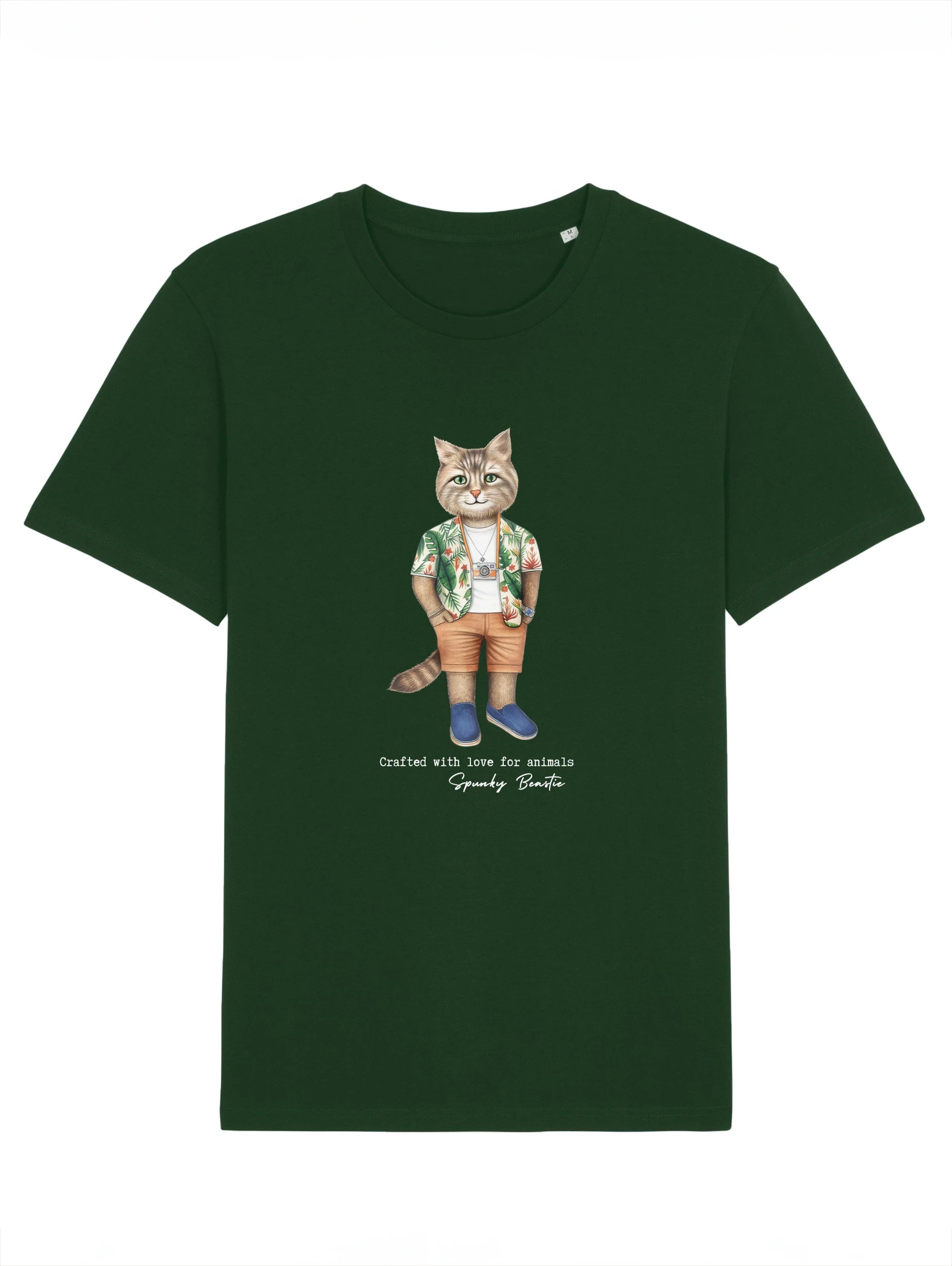 t-shirt z kotem damski