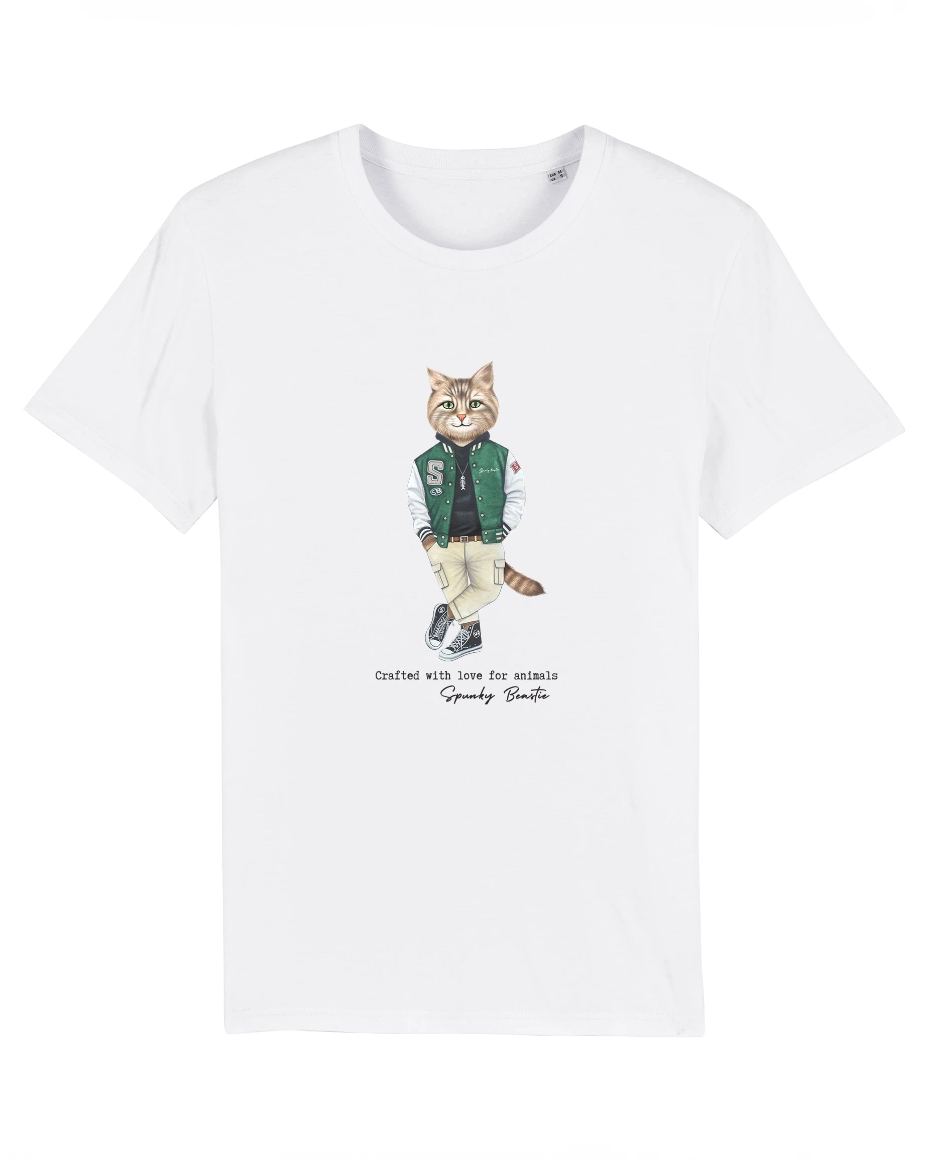 t-shirt z kotem damski