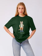 t-shirt z kotem damski