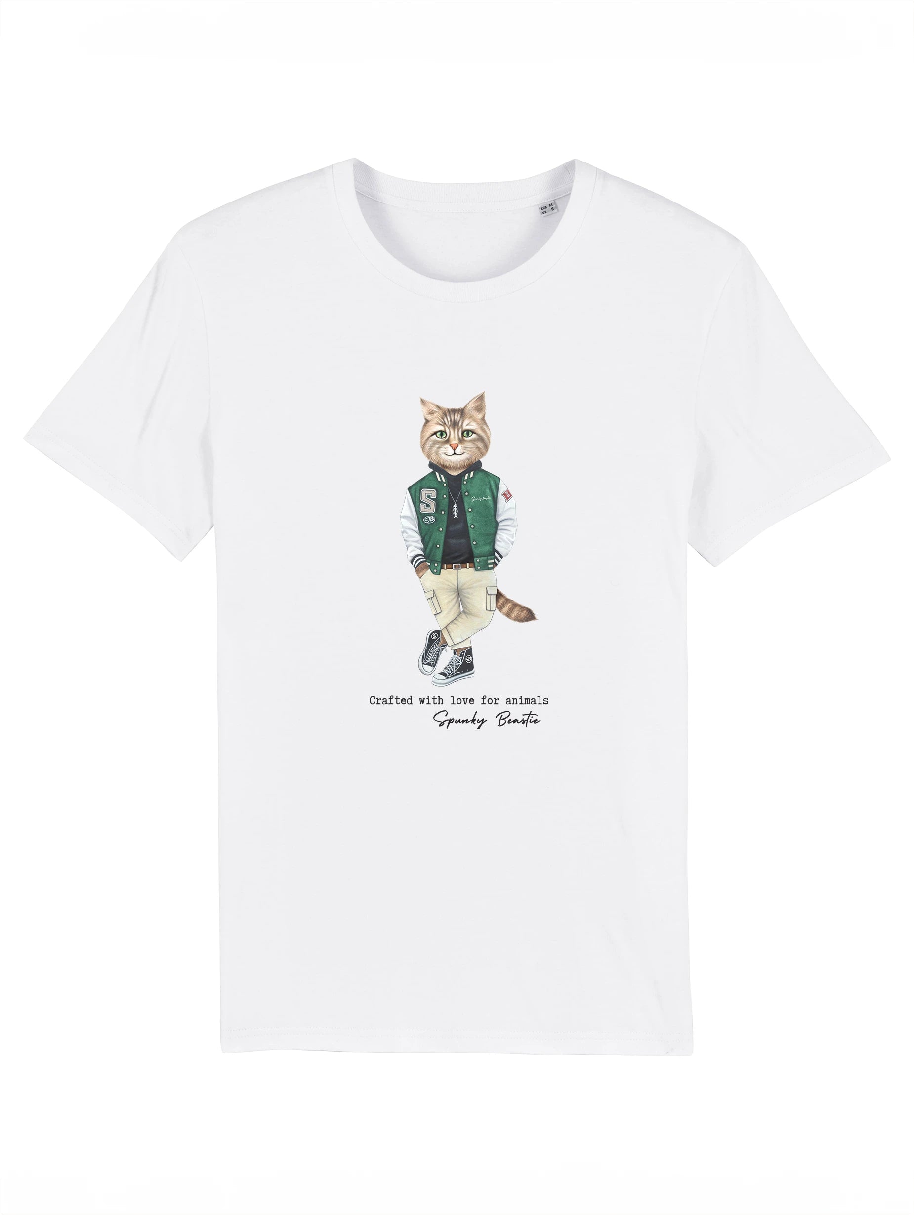 t-shirt z kotem damski