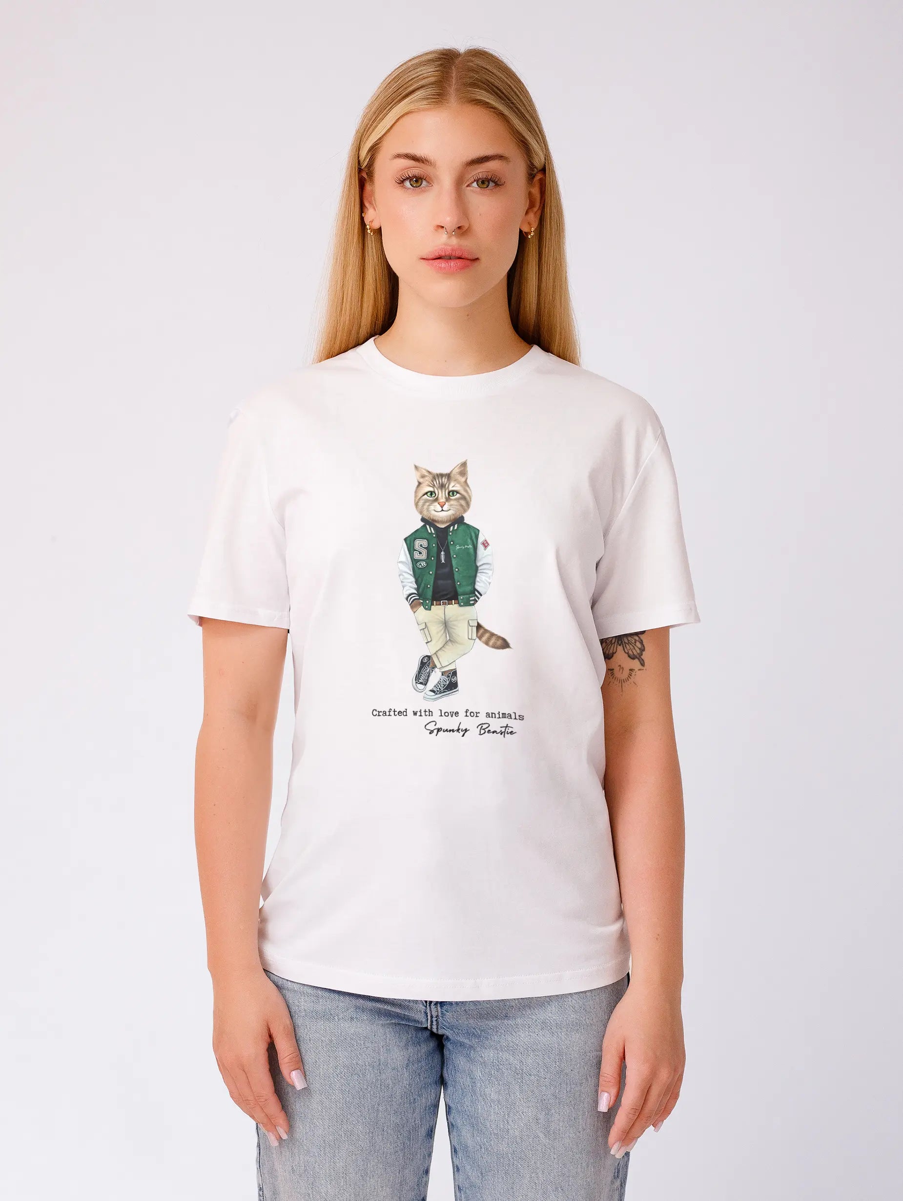 damska koszulka t-shirt celebrity fashion bawełna organiczna